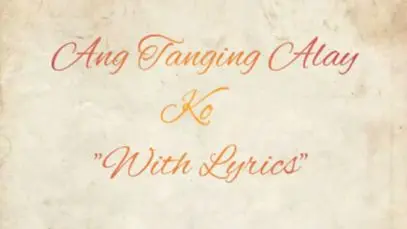 Ang Tanging Alay Ko(Original song) with Lyrics