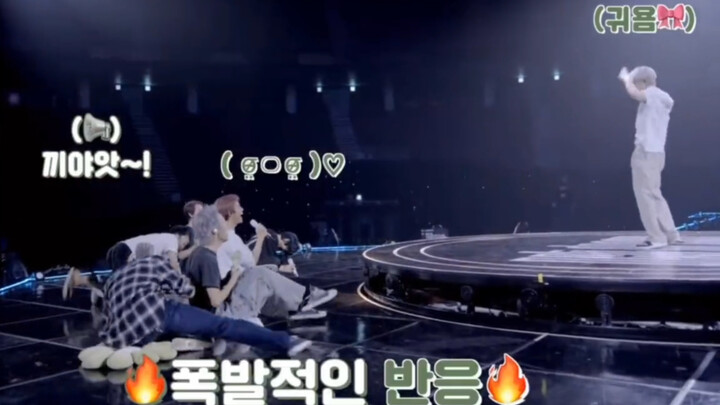 Cười bể bụng: Điều còn thú vị hơn cả màn nhảy Poppy của Jeno chính là reaction của 6 thành viên còn 