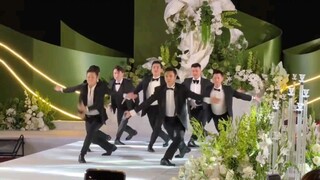 伴郎都是全国拉丁舞冠军，这样的婚礼现场，太飒了