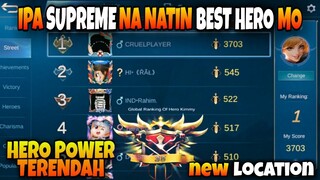 Lokasi Negara Hero Power Terendah🔥| EASY SUPREME | Low MMR