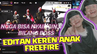 EDITOR BERKELAS FREEFIRE! menantang PUBG!