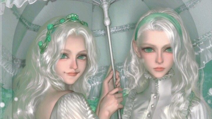 Elsa dan Anna versi Natal