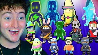 I Played with *EVERY NEW SKIN* in Stumble Guys 0.47