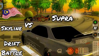 Drift Battle : Skyline VS Supra | Car Parking Multiplayer Malaysia