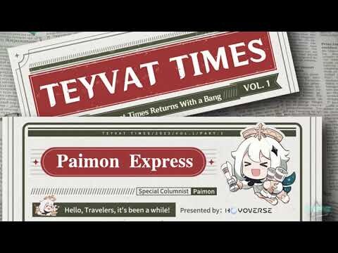 Teyvat Times Mar 29, 2022 #Genshin #TeyvatTimes #GenshinImpact