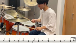 【ヨルシカ】Matasaburo-叩いてみた【ドラム楽片あり】(Matasaburo_Yorushika)【Drum Dynamic Drum Score】