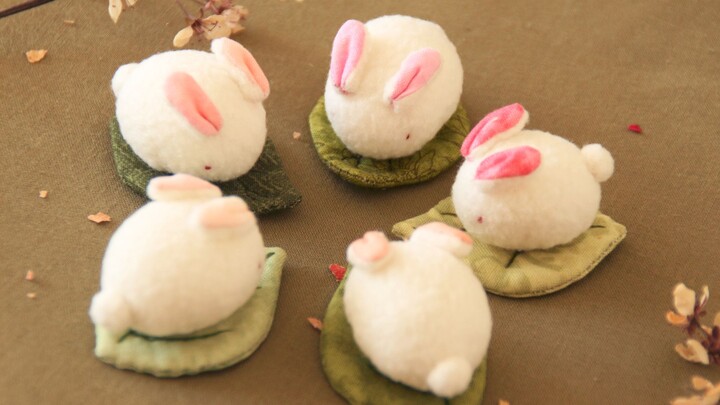 [Feeding · Super Cute Mini Rabbit Tutorial: Detailed Edition] Let’s make a whole bunch of bunny rabb