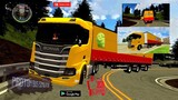 Proton Bus Simulator 2020 (by MEP) video #20. Truck mod Scania R730 v8 on map Uipe route 77-01