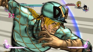 JoJo's Bizarre Adventure All Star Battle R - All New Characters Heart Great Heat Attacks (4k 60fps)