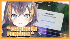 The Moment When Petra's Phone Running Low Mid-stream [Nijisanji EN Vtuber Clip]