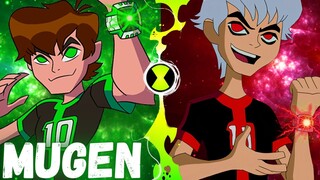 TESTEI O BEN 10 E O ALBEDO NO JUMP FORCE MUGEN ( ELES USARAM 2 GIGANTES AO MESMO TEMPO)