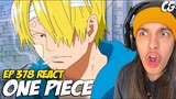 SANJI ME IMPRESSIONOU DEMAIS!!! MÁXIMO DE RESPEITO AO ZORO! - React One Piece EP 378