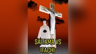 Saitama vs Itachi anime onepunchman saitama itachi uchiha manga fy