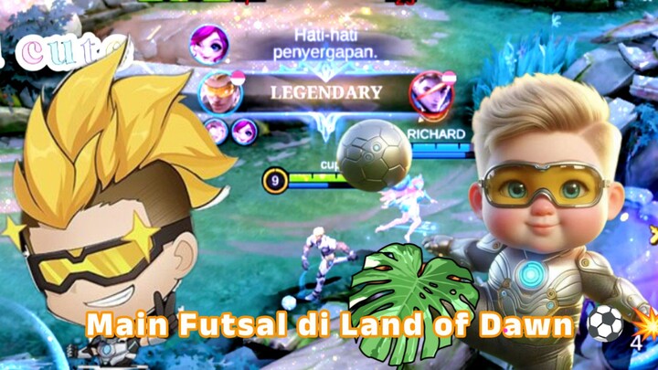 Bruno main futsal di land of dawn semengeri ini 🤯