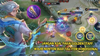 MAKSIMALKAN PAKE GOLDEN STAFF KALO MUSUH KAYA GINI!! TOP GLOBAL NATAN | MLBB