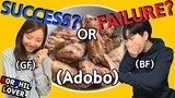 Korean Girlfriend Cooks Adobo to Korean Boyfriend ｜ Korean Reaction