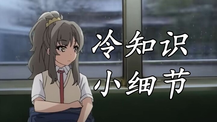 【青春猪头少年冷知识和小细节】第一期