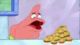 Patrick Star ate 1,000 crab patties without changing his face
