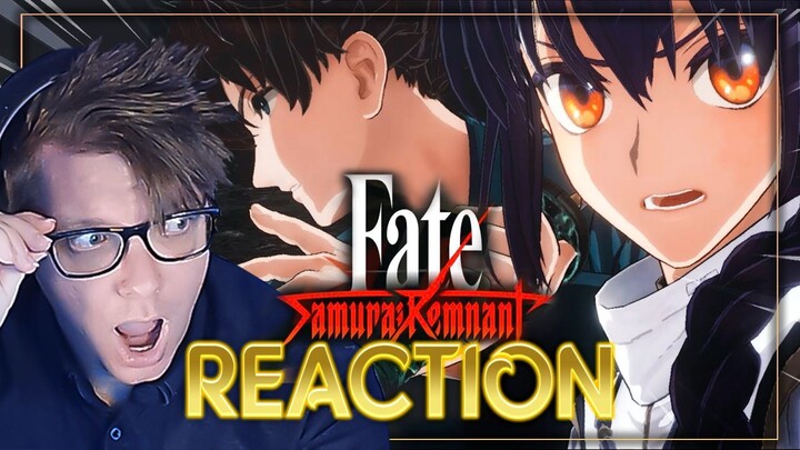 MASTER MUSASHI! Fate Samurai Remnant First Trailer REACTION! #fgo #fategrandorder #animegame
