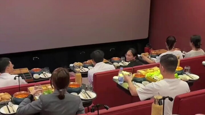 I missed the movie when I looked down; by the time I looked up, the meat had gone tough.