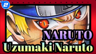 [NARUTO Video Gambaran Tangan] Menakjubkan! Orang Asing Hebat Melukis Uzumaki Naruto_2
