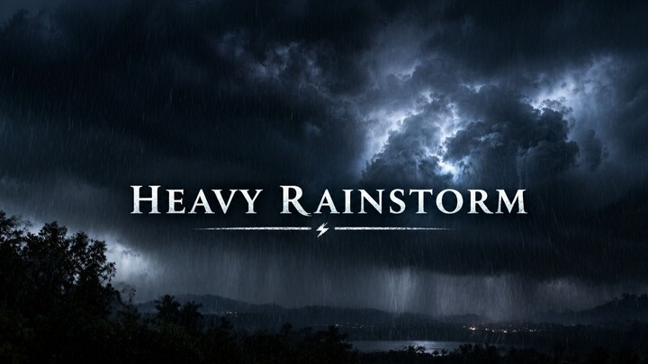 This Rainstorm Is Absolutely Relentless 🌧️⛈️ | Heavy Rain Sounds for Deep Sleep