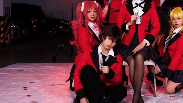 Ayo masuk ke Kakegurui bersama*Rok mini[rok pendek]-AOA*cos dance[di klub anime]