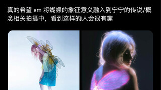 Bướm là Ninh Ninh, là những linh hồn hoàn hảo hòa quyện vào nhau.