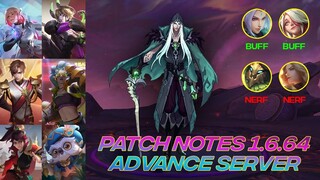 FARAMIS REVAMP, LING BUFF, MELISSA BIG BUFF, TANK HERO & EQUIPMENT NERF - PATCH NOTES 1.6.64 MLBB