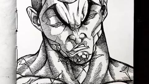 Jack hanma hand art