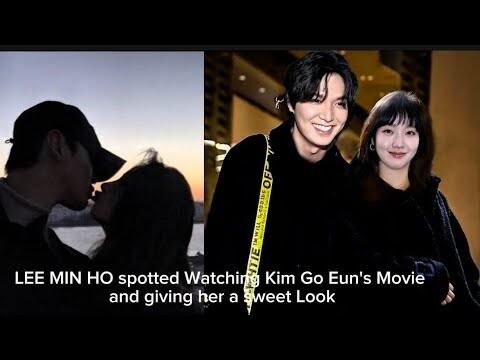 LEE MIN H SPOTTED watching KIM GO EUN'S movie (EXHUMA) and giving her a sweet look