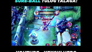 ISANG SIPA WASAK ANG MUKA SURE BALL | MLBB #shorts