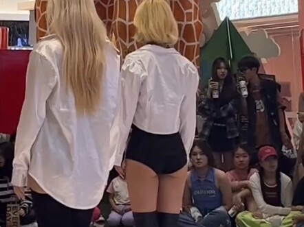College Girl Doing Part-Time Roadshows