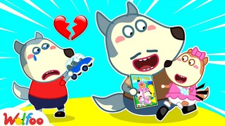 Daddy, Play with me! Wolfoo Feels Jealous - Kids Stories About Wolfoo Family | Wolfoo Channel