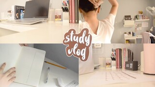 a whole week of doing courseworks (study vlog) 📁 | philippines