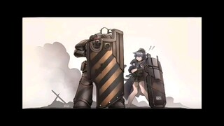 (Iron Warrior) Girl, this is how you hold up the shield.