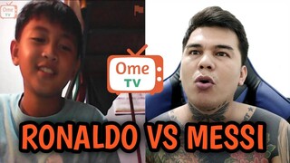 Ronaldo lebih bagus daripada messi⁉️ || PRANK OME TV