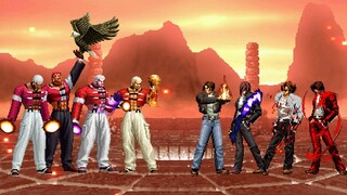 KOF MUGEN: TEAM YASHIRO NANAKASE VS TEAM KYO KUSANAGI!!!