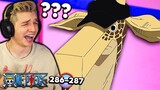 He's a GIRAFFE?? | One Piece Episode 286 - 287 REACTION!!