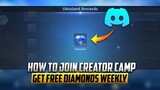 ‌HOW TO JOIN MLBB CREATOR CAMP | GET DIAMONDS REWARDS WEEKLY! - Mobile Legends