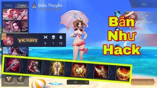 LIÊN QUÂN : Sẽ Ra Sao Nếu Đu Thuyền Lên DAME - Hóa 6 Nòng Bắn Như Hack