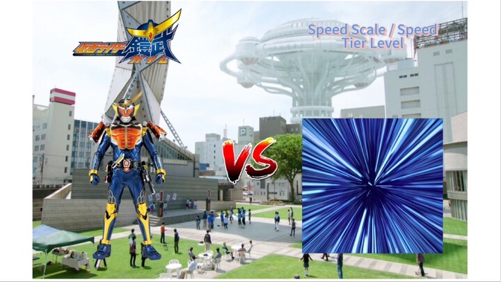 Kamen Rider Gaim VS Speed Scale (Speed Tier Level)