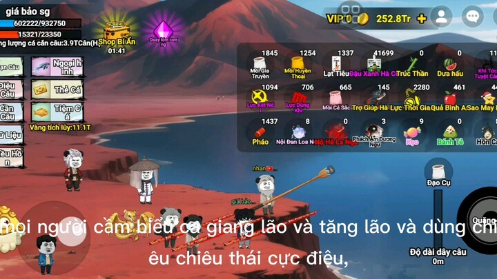 Cách câu chu tước tên game câu cá vạn cân tên app buid
