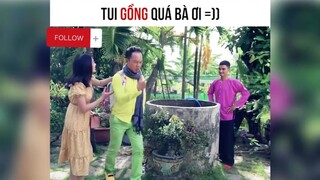 Tui gồng quá bà ơi