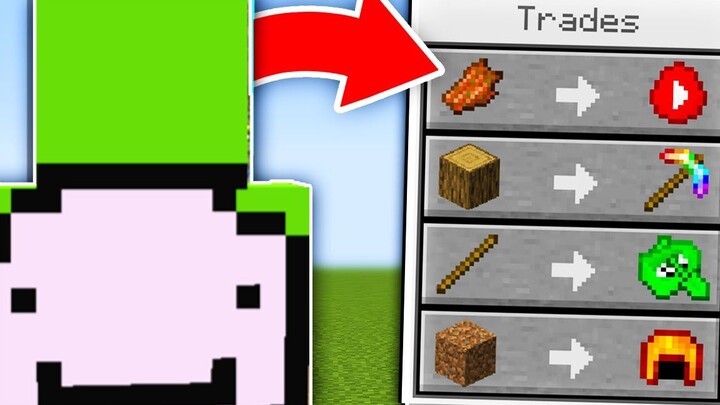 What if all creatures became players and could trade special items? How to survive in Minecraft