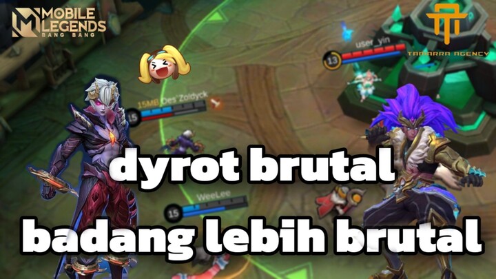 RANDOMNYA BRAWEL DIWAKTU PAGI,efek galau | MLBB GAMEPLAY