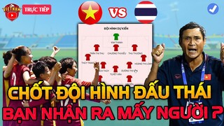 🔴Chung Kết Việt Nam vs Thái Lan: HLV Chung CHỐT ĐỘI HÌNH Chất Lượng, Bạn Có Nhận Ra Ai?