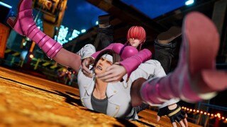 Kyo Regrets Burning Shermie's Skirt | KoF XV