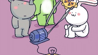 [Little Spear Zoo] The new discovery of the little rhinoceros makes me feel like I can become an inv