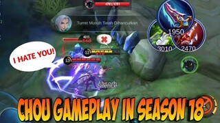 The Reason Why Helcurt Hate My Chou! King Of Muay Thai Gameplay |Chou After Revamp | Mobile Legends